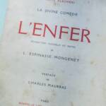 Dante Alighieri Maurras Charles (Préface) La Divine comédie. L&rsquo;Enfer - La Librairie Antique