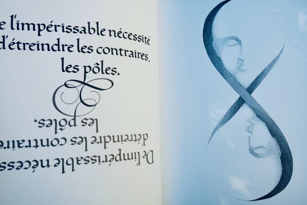 DARRORT Essai graphique de Schizanthropie calligraphie par Patrick Benoistel