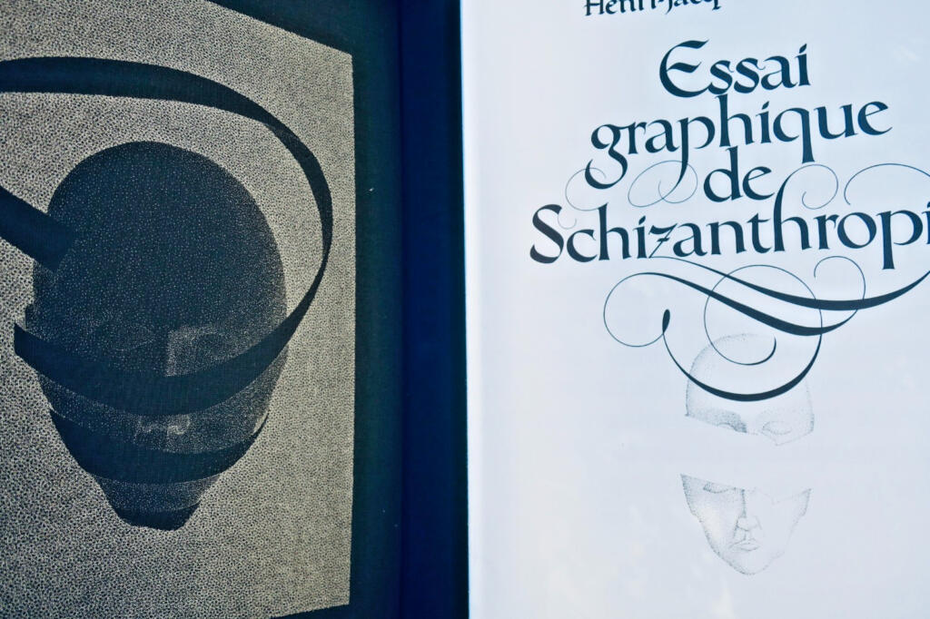 DARRORT Essai graphique de Schizanthropie calligraphie par Patrick Benoistel