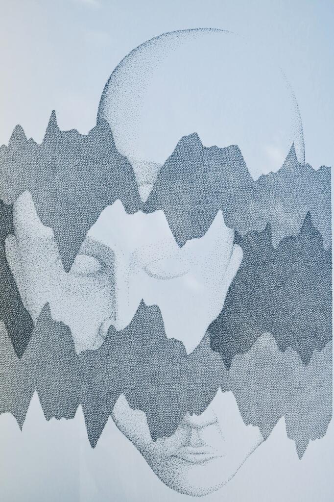 DARRORT Essai graphique de Schizanthropie calligraphie par Patrick Benoistel