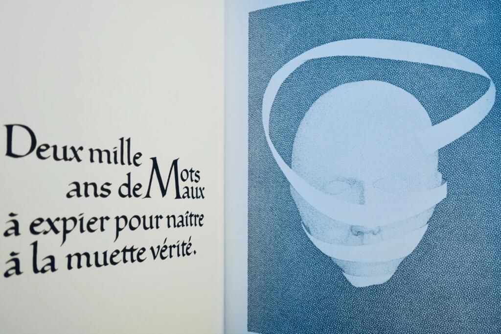 DARRORT Essai graphique de Schizanthropie calligraphie par Patrick Benoistel
