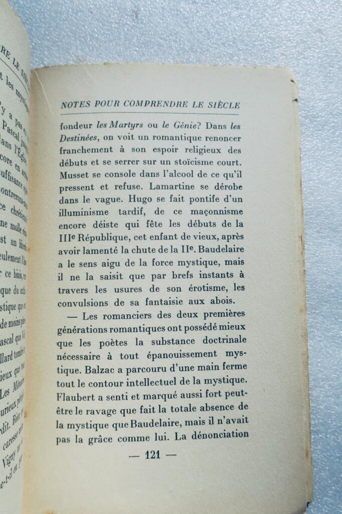 Drieu La Rochelle Notes pour comprendre le siècle 1941