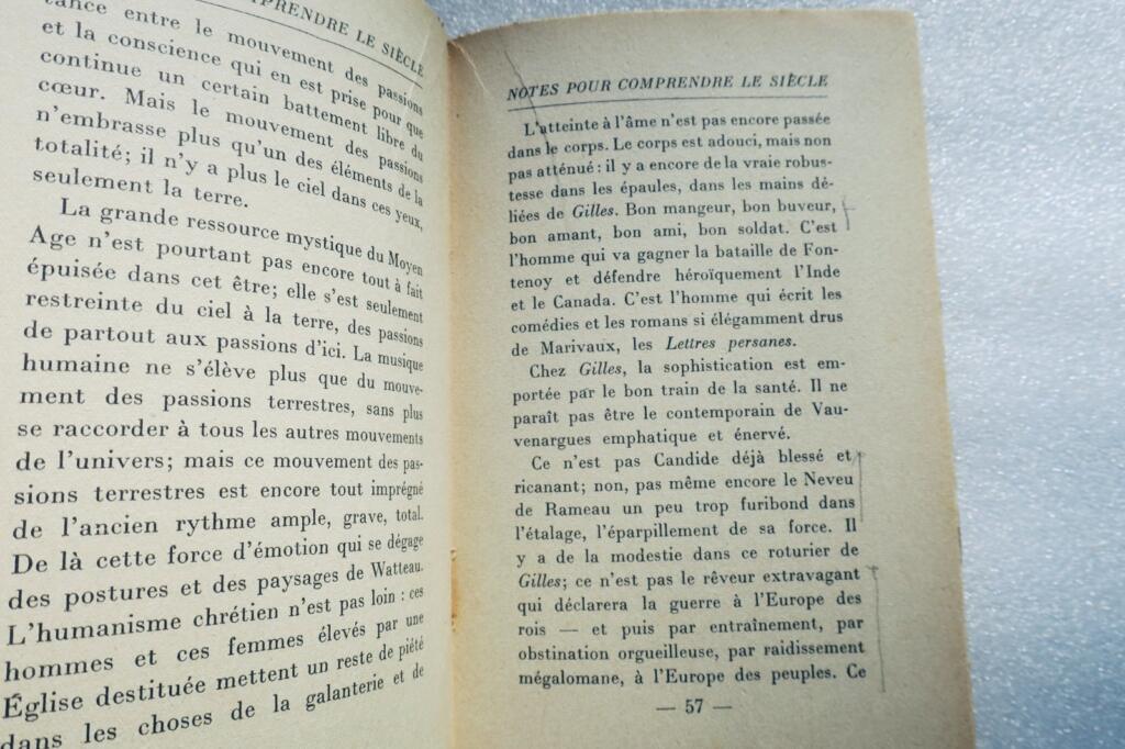 Drieu La Rochelle Notes pour comprendre le siècle 1941
