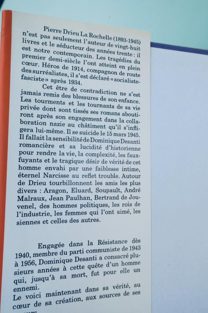Drieu La Rochelle: Ou der verführte Verführer