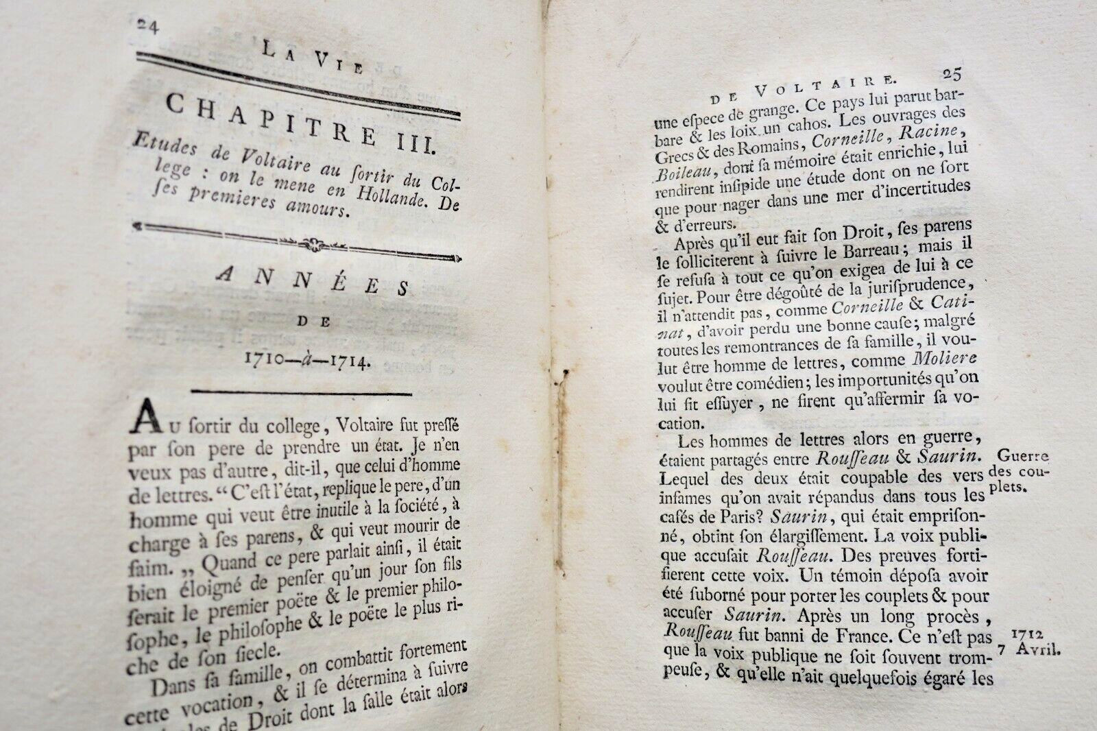 デュヴェルネ著『ヴォルテール伝』ジュネーヴ、1786年