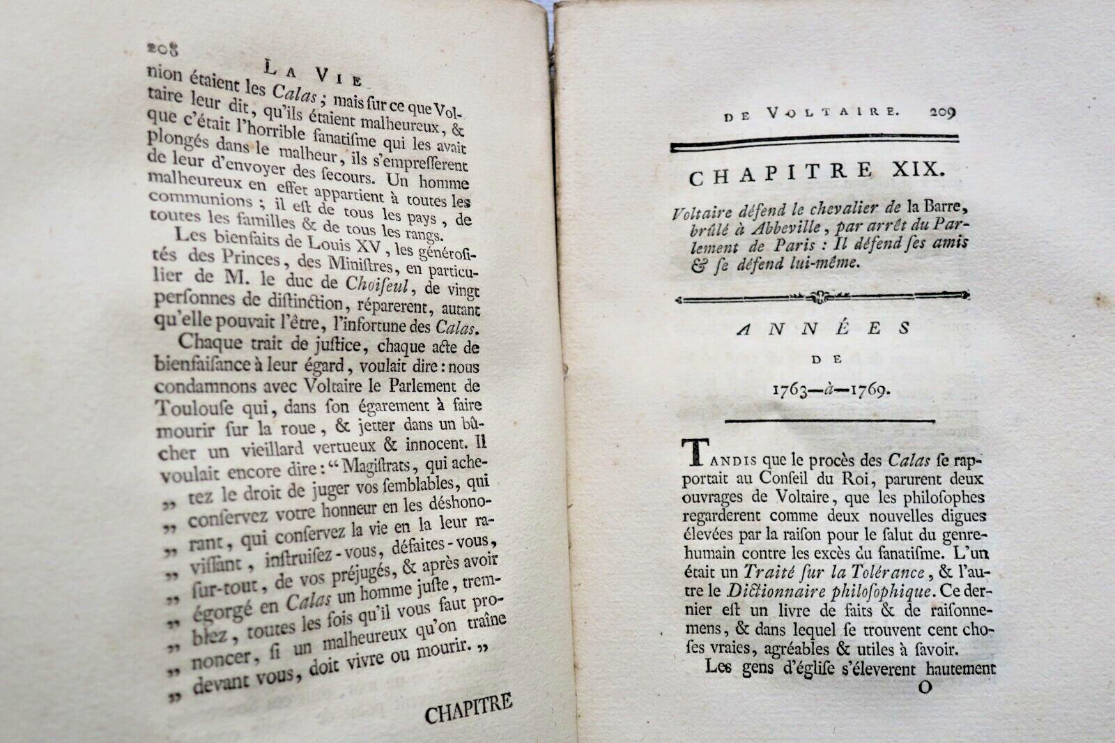 デュヴェルネ著『ヴォルテール伝』ジュネーヴ、1786年