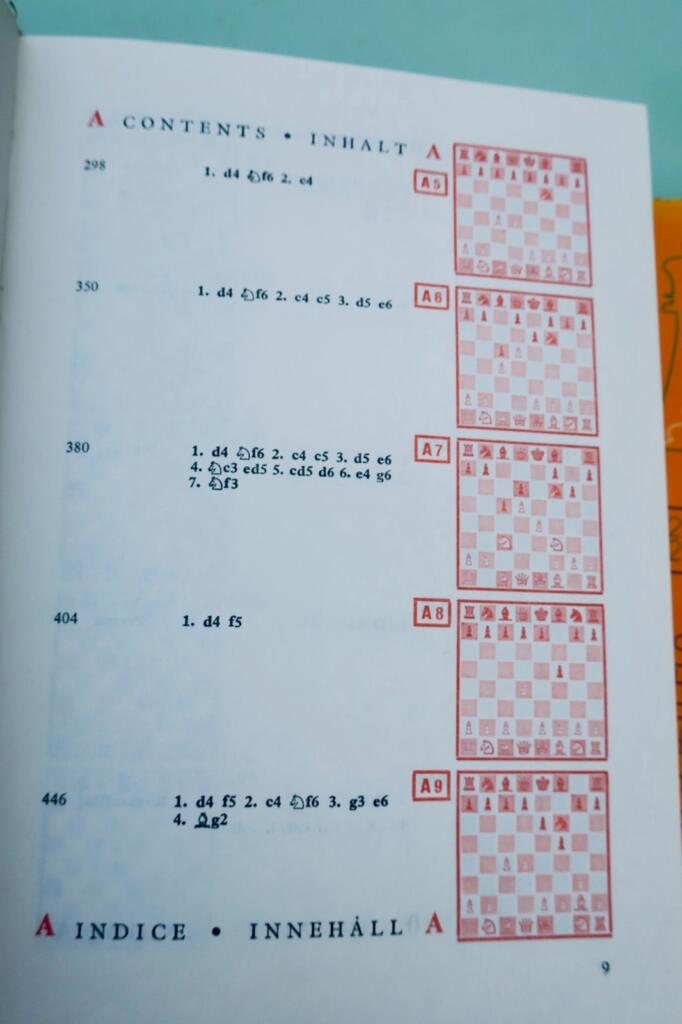 échecs Encyclopédie des ouvertures d'échecs Encyclopaedia of chess openings