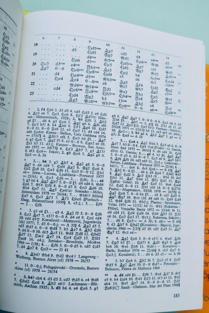 échecs Encyclopédie des ouvertures d'échecs Encyclopaedia of chess openings