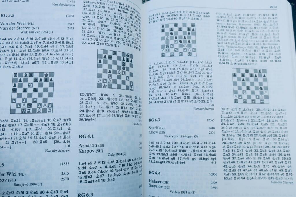 échecs New In Chess Yearbook Jahrbuch Annuaire Anuario Arsbok 1984-1988