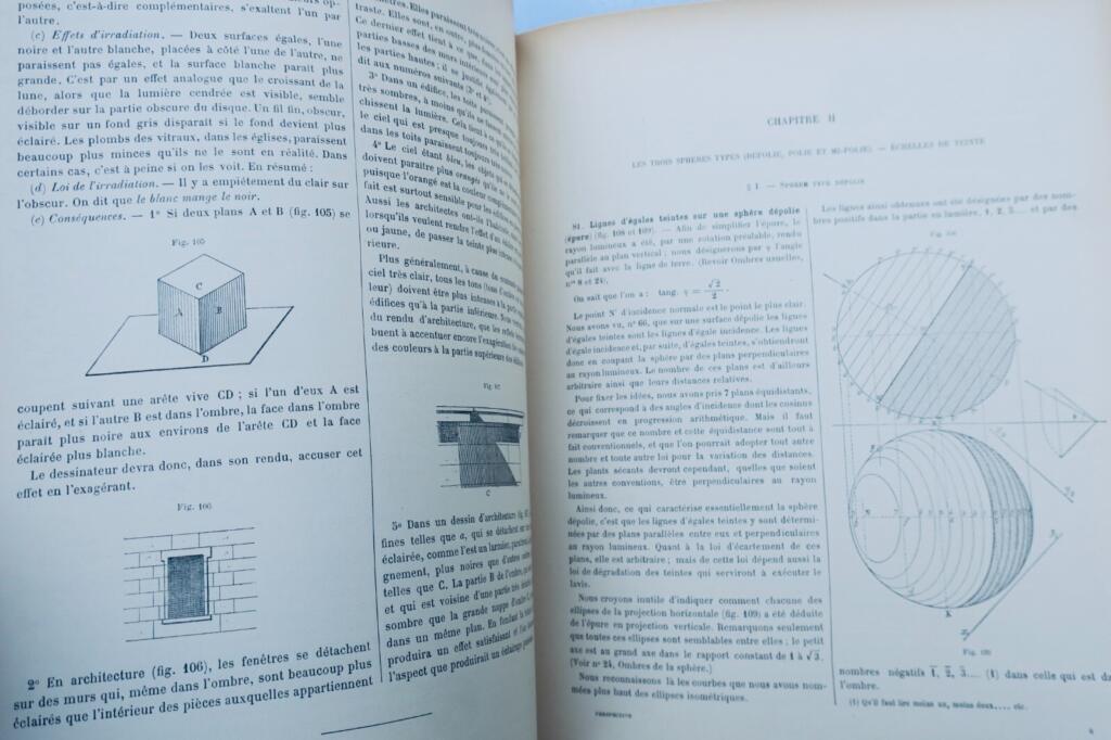 1901 Abhandlung über lineare Perspektive in Architektur & Technik