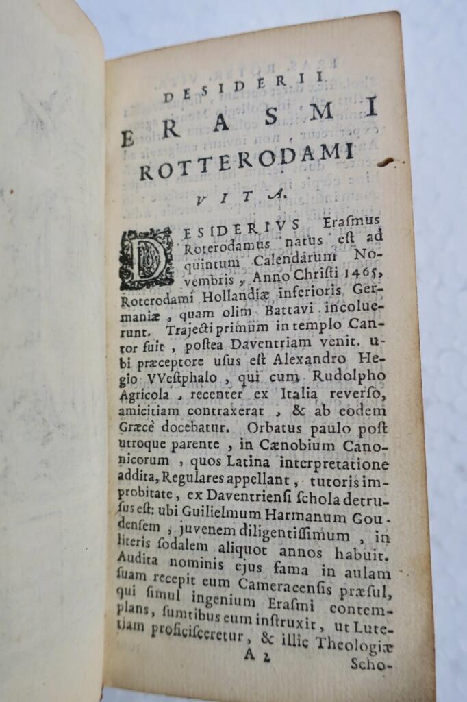 Erasmus' Colloquia Familiaria (1646)