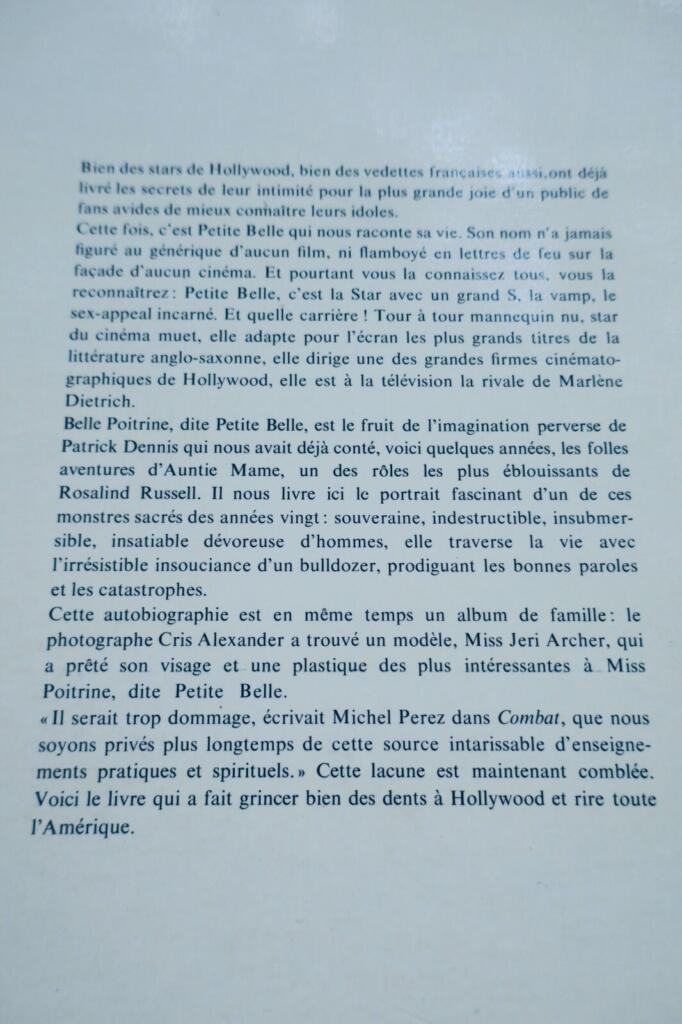 erotique PETITE BELLE. LES SOUVENIRS INTIMES DE BELLE POITRINE