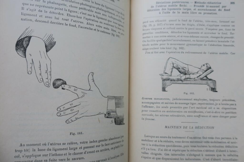 érotique Traité de kinésithérapie gynécologique (massage et gymnastique) 1897