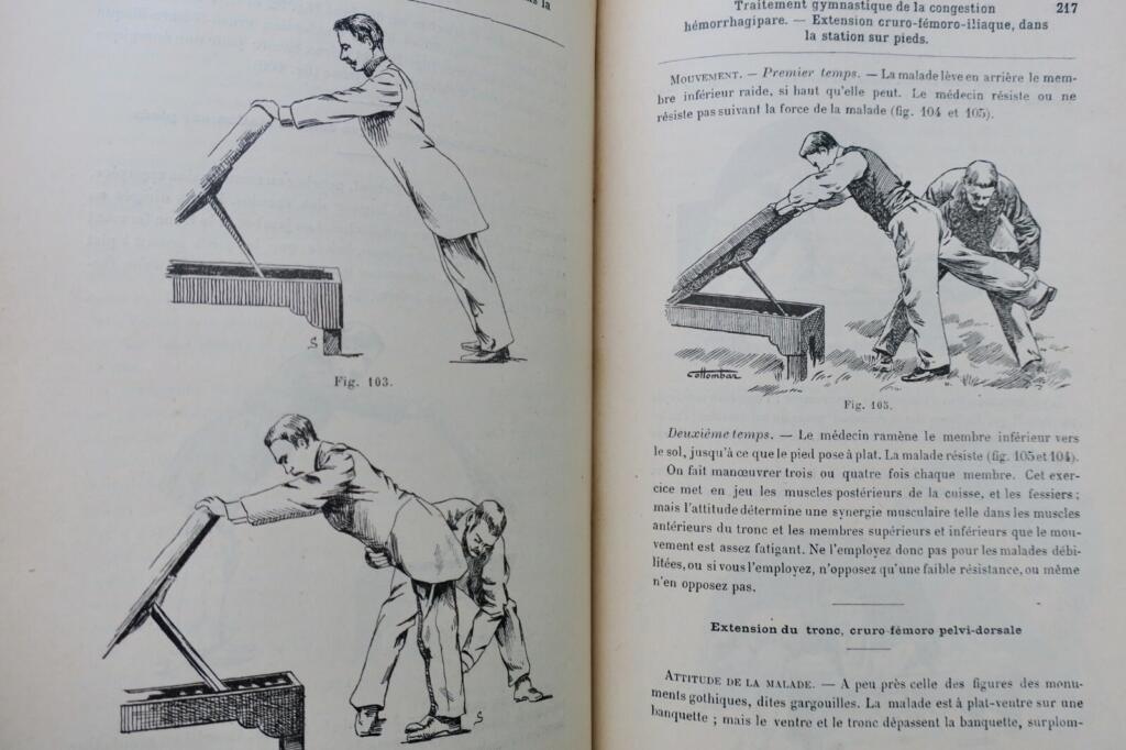 érotique Traité de kinésithérapie gynécologique (massage et gymnastique) 1897