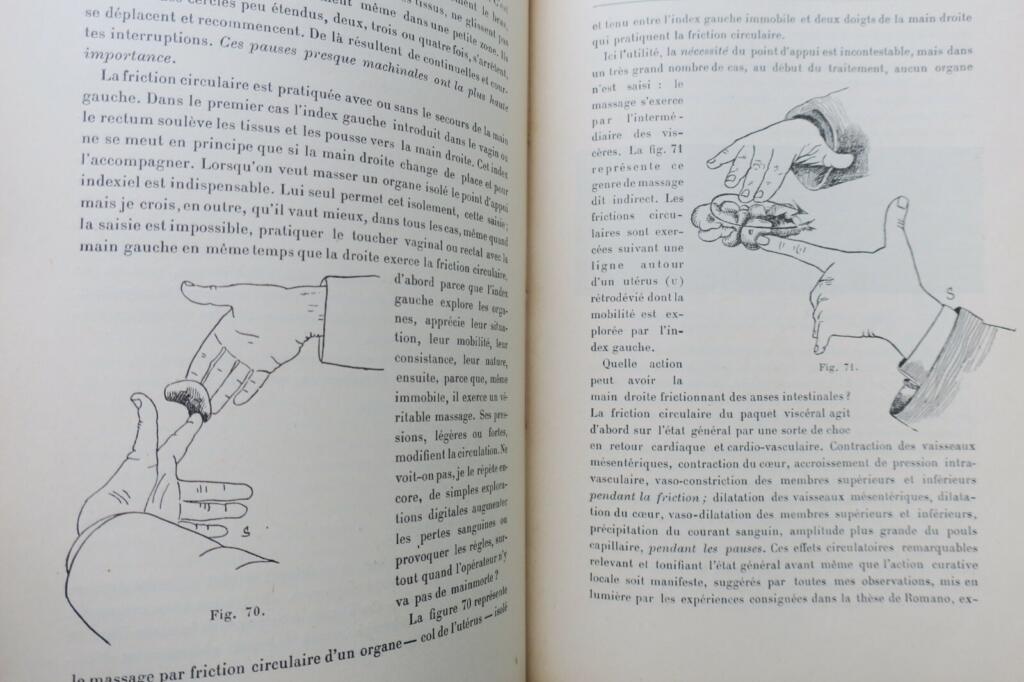 érotique Traité de kinésithérapie gynécologique (massage et gymnastique) 1897