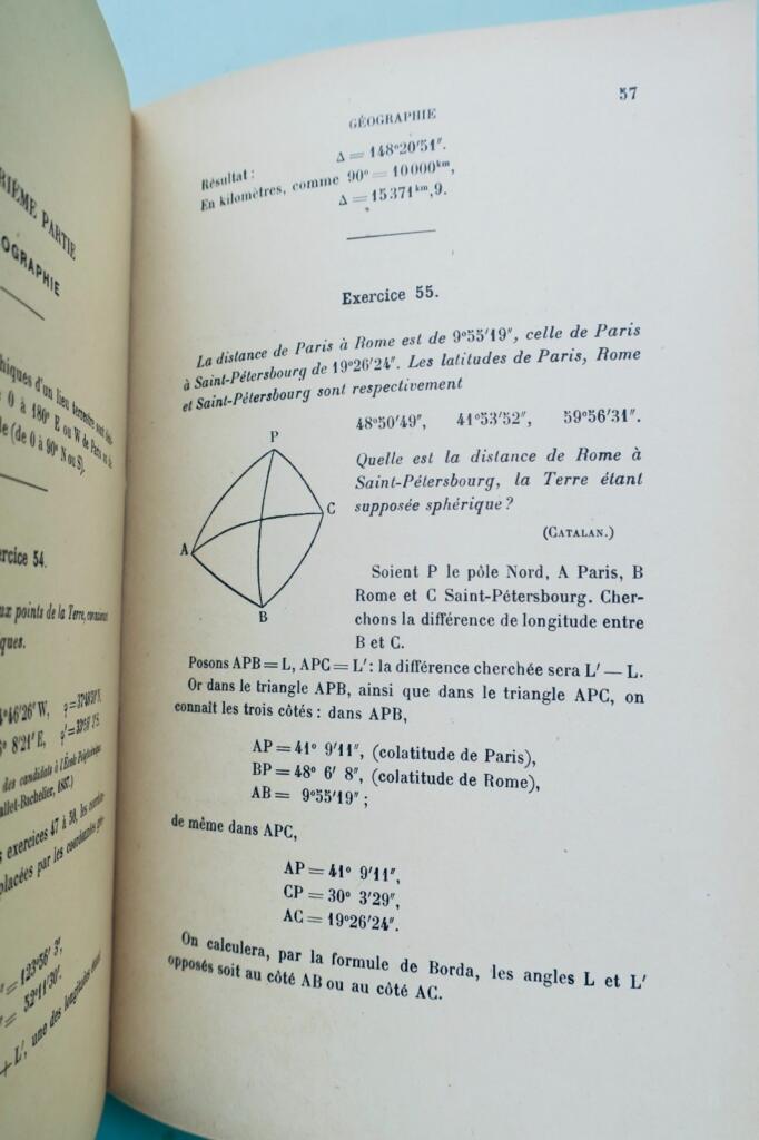 Exercices numériques d'astronomie 1933 Humbert