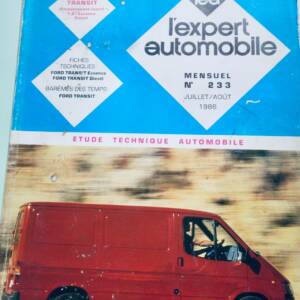 expert automobile n° 233 – Ford Transit Essence, Ford Transit diesel 1986