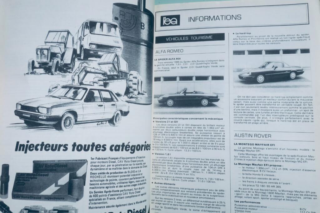 expert automobile n° 233 – Ford Transit Essence, Ford Transit diesel 1986