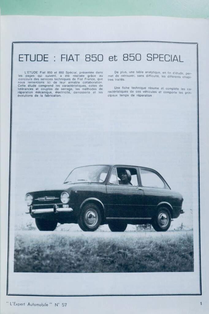expert Automobile N° 57 : Fiat 850 et 850 Spéciale