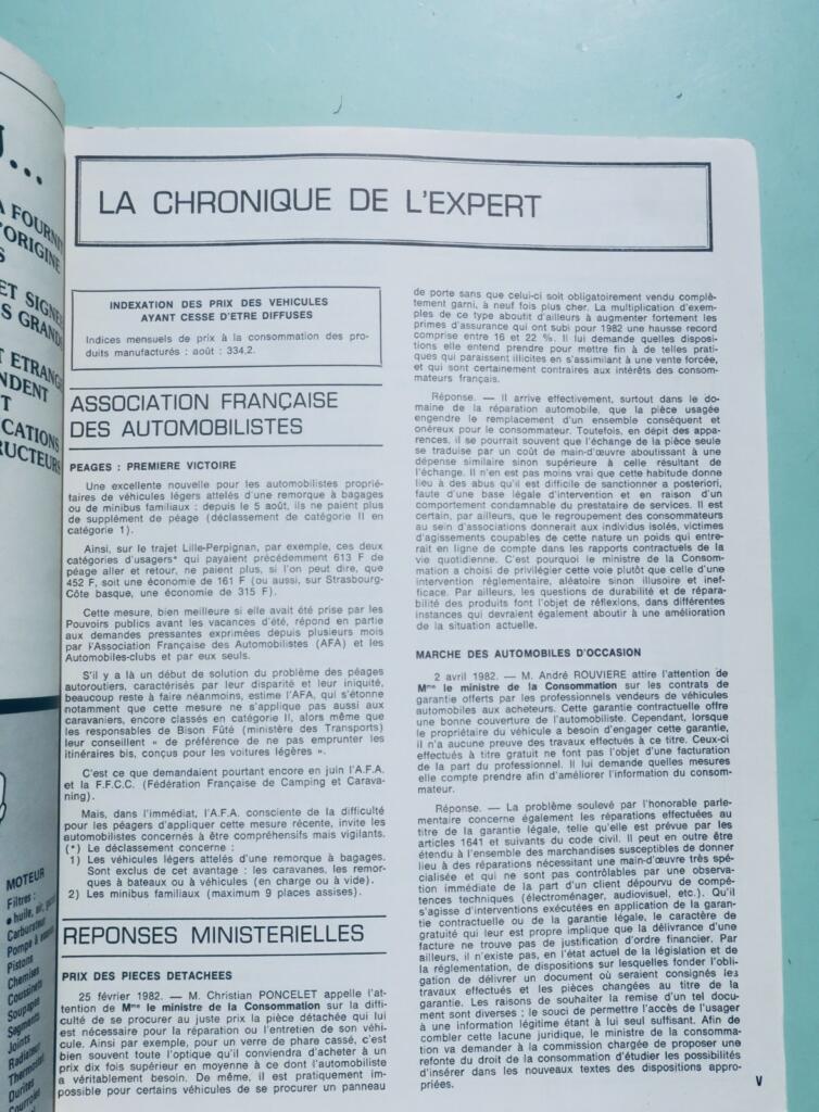 EXPERT AUTOMOBILE REVUE TECHNIQUE L&rsquo;EXPERT AUTOMOBILE N° 192 CITROEN C 25