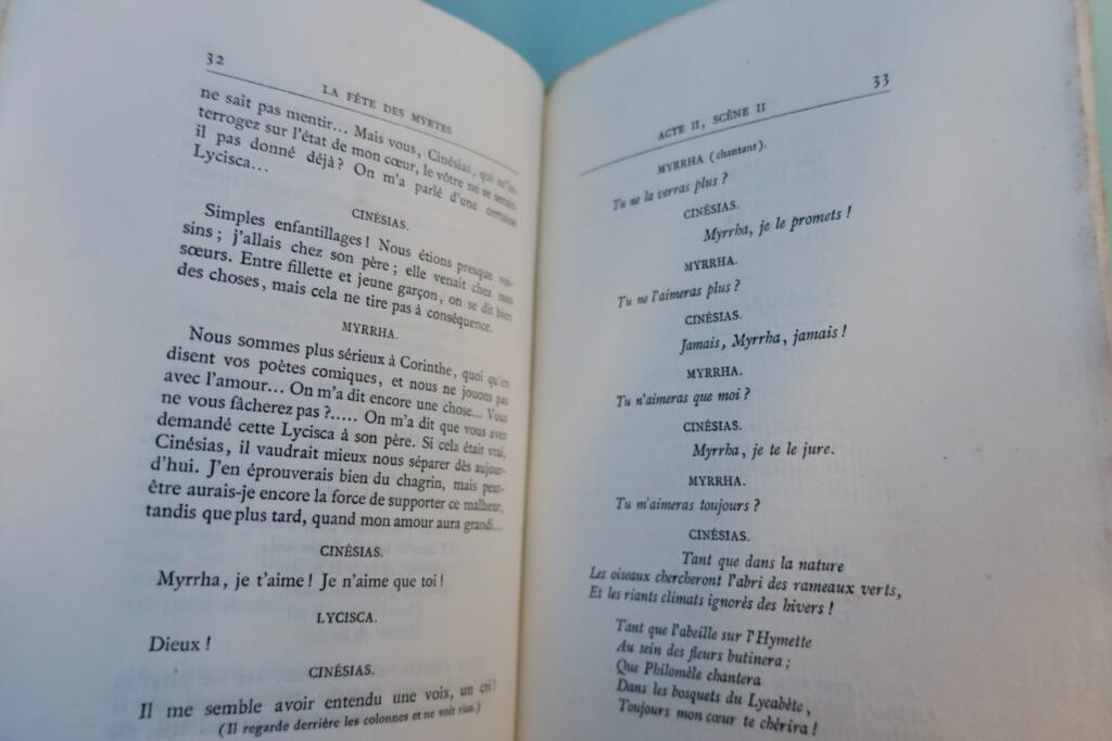 Toubin. Fête des Myrtes. Drame semi-lyrique en trois actes