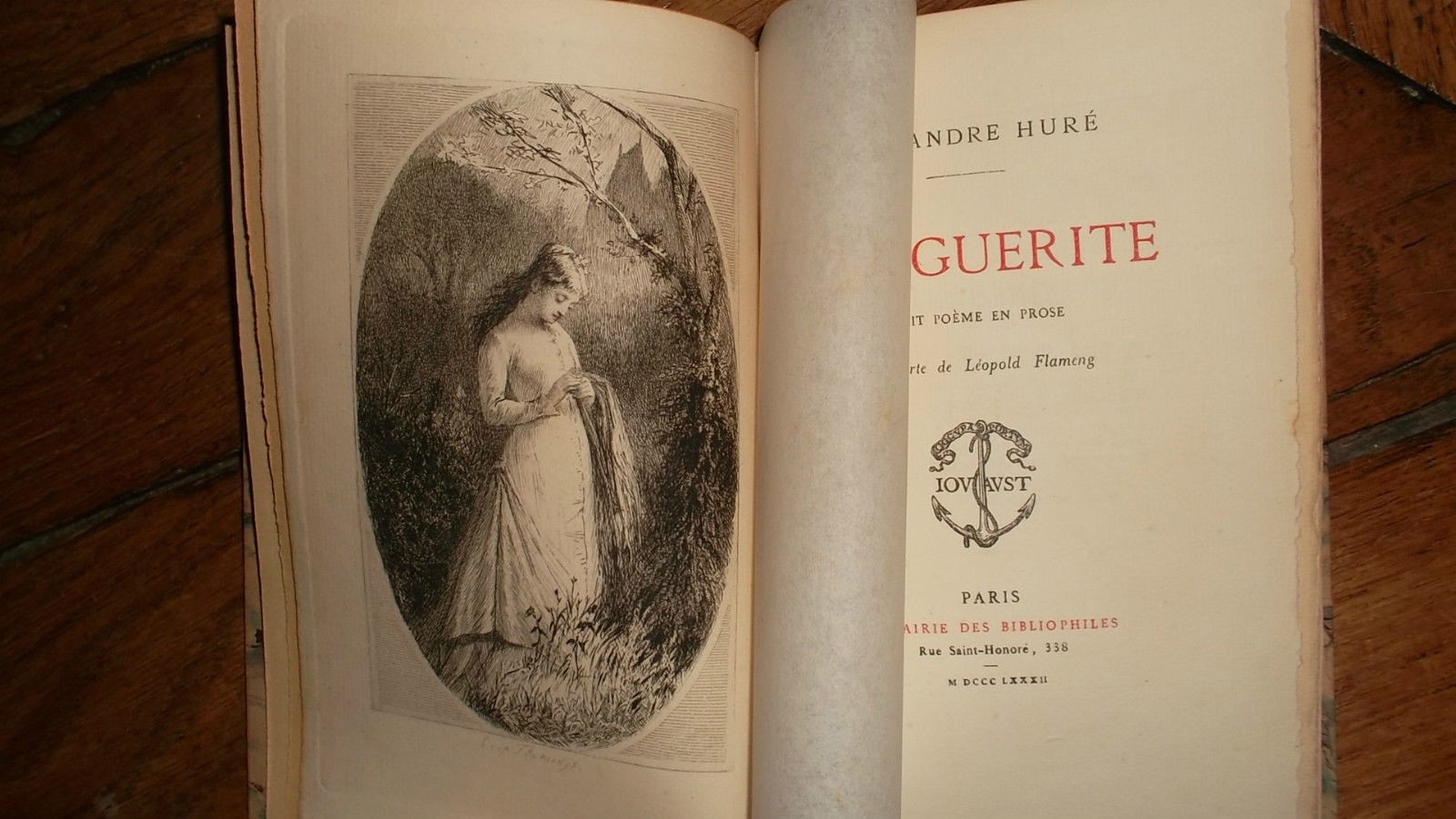 Flameng Huré **Marguerite** Jouaust 1882 – Radierung