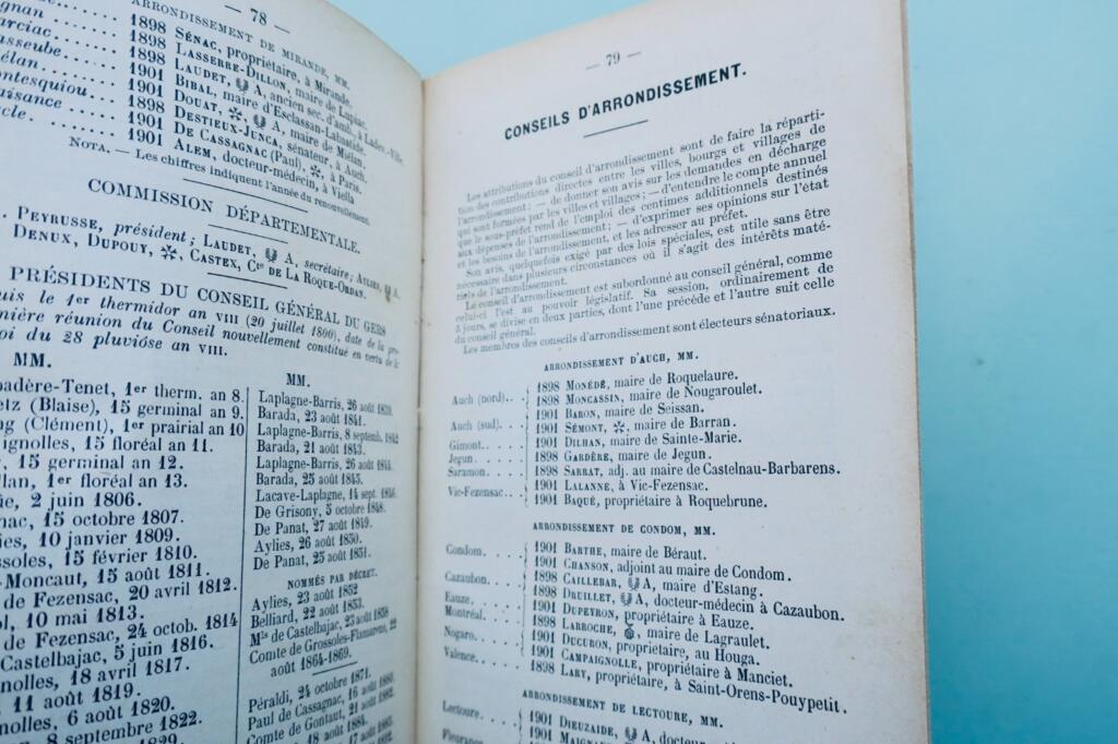 格斯省 1898-1899年 行政、统计、历史与商业年鉴 GERS 32