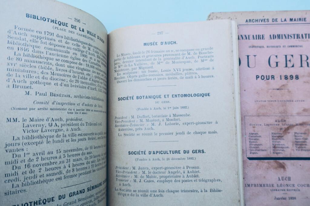 格斯省 1898-1899年 行政、统计、历史与商业年鉴 GERS 32
