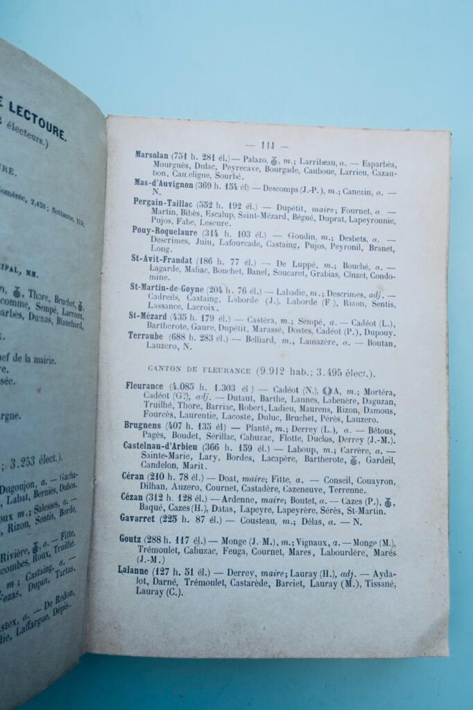 Gers 1913 Annuaire administratif, statistique, historique et commercial GERS 32