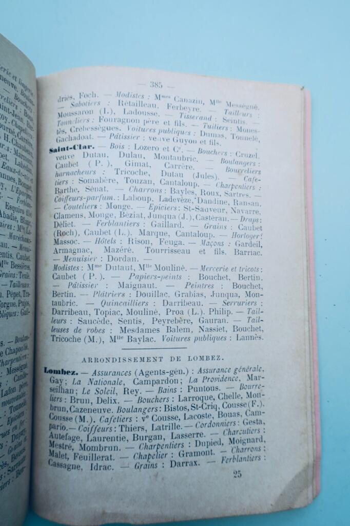 Gers 1913 Annuaire administratif, statistique, historique et commercial GERS 32