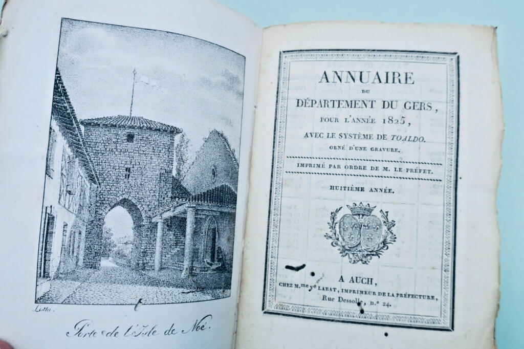 gers 32 Annuaire du département du Gers, pour l’année 1825