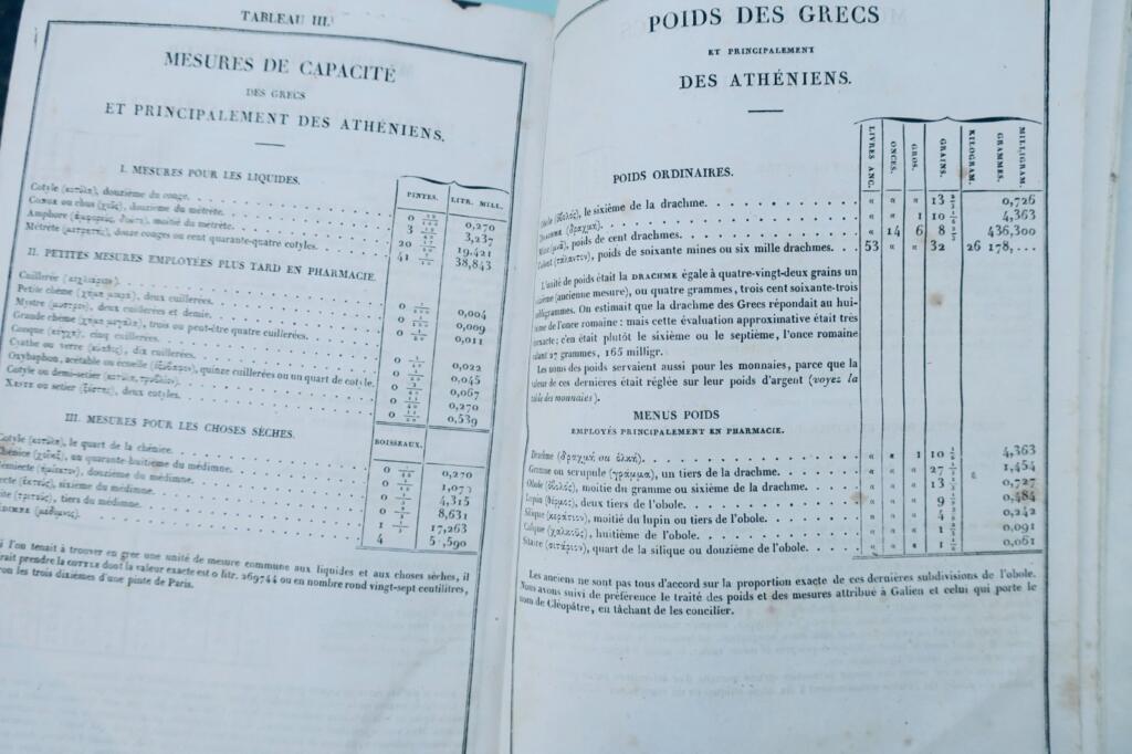 griechischer ABRISS DES GRIECHISCH-FRANZÖSISCHEN WÖRTERBUCHS 1835