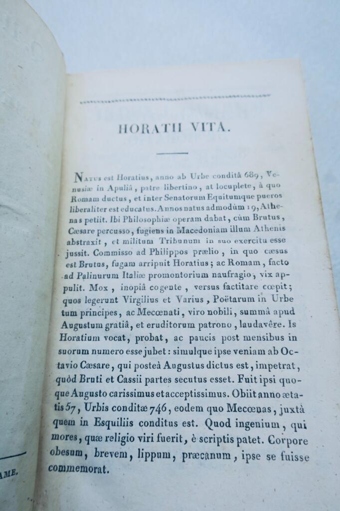 Horaz HORATII FLACCI CARMINA EXPURGATA