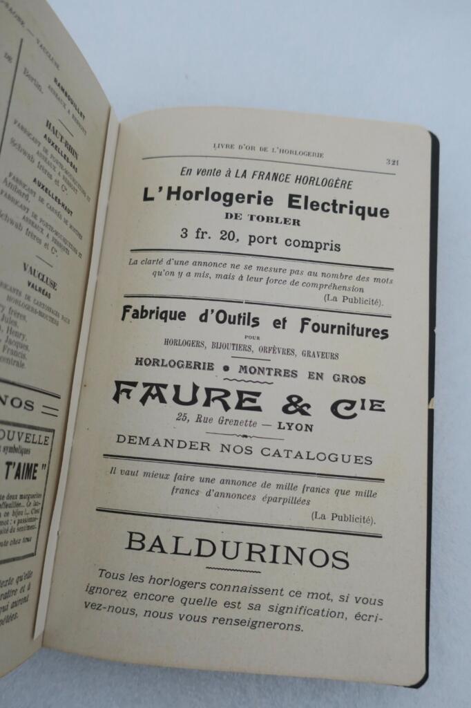 1912-13 Argus Horology & Jewelry Directory