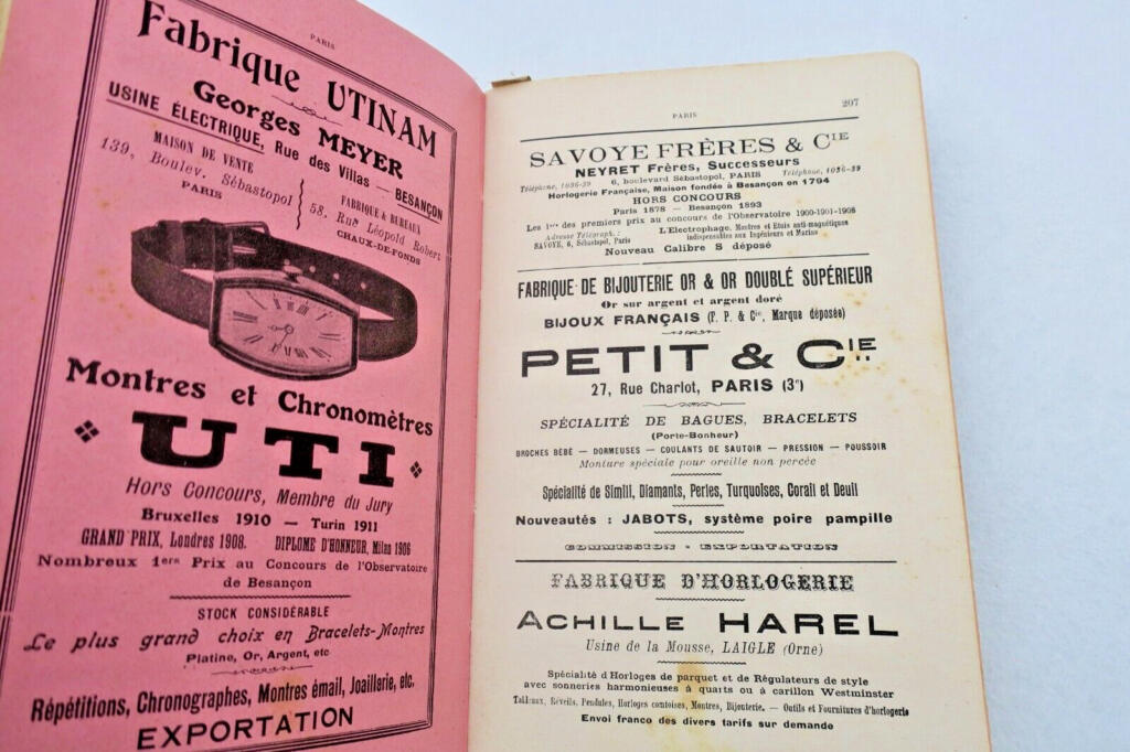 1912-13 Argus Horology & Jewelry Directory