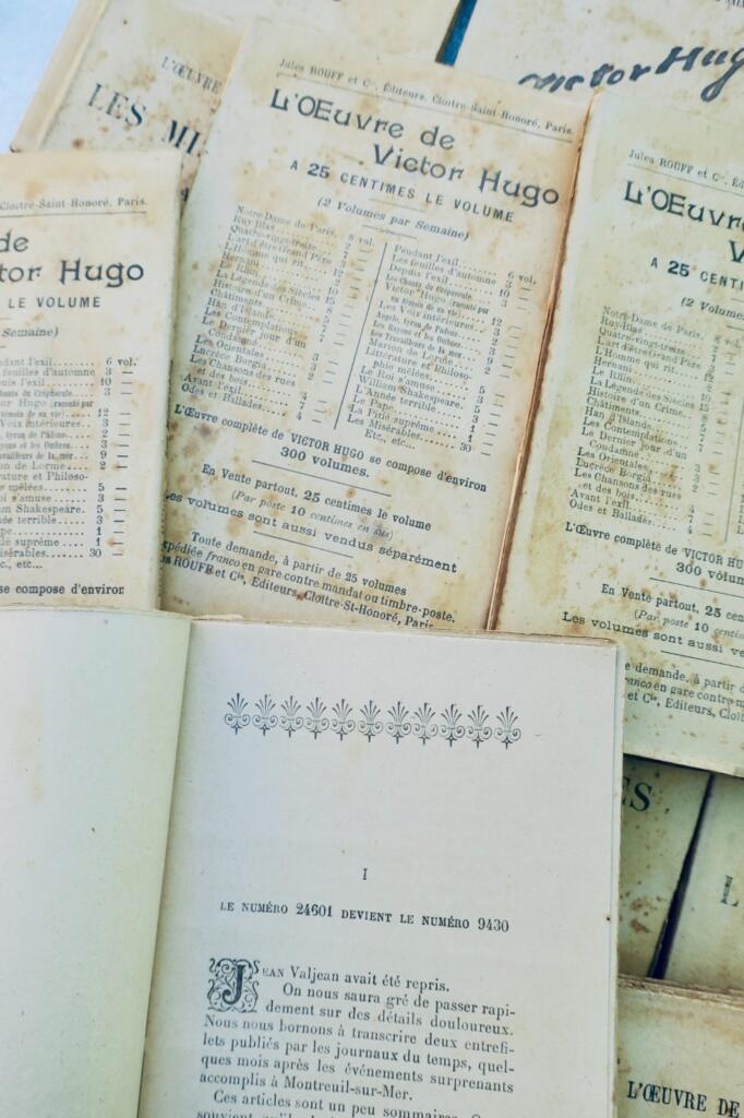 HUGO Victor Les Miserables Rouff 30 petits volumes