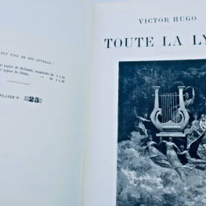 HUGO Victor Toute la lyre 1/25 sur Hollande