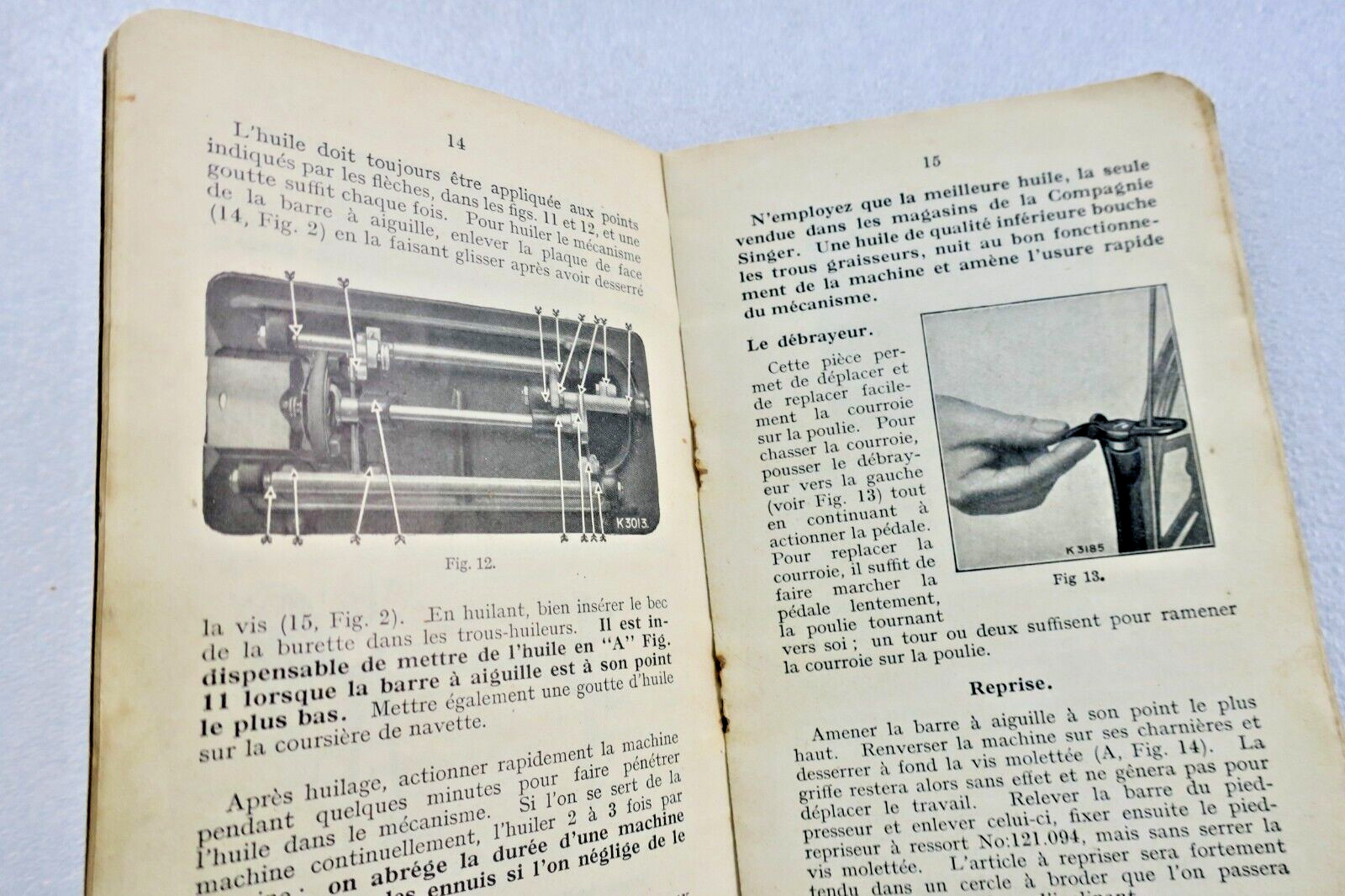 Gebrauchsanleitung für Nähmaschine Singer No. 15K88
