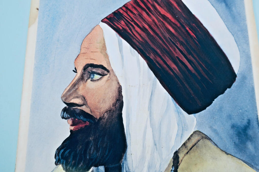 Islam - Original watercolor by G. Dobrovolsky