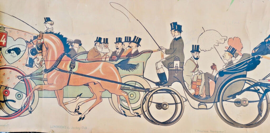 Parisian high society at Longchamp races