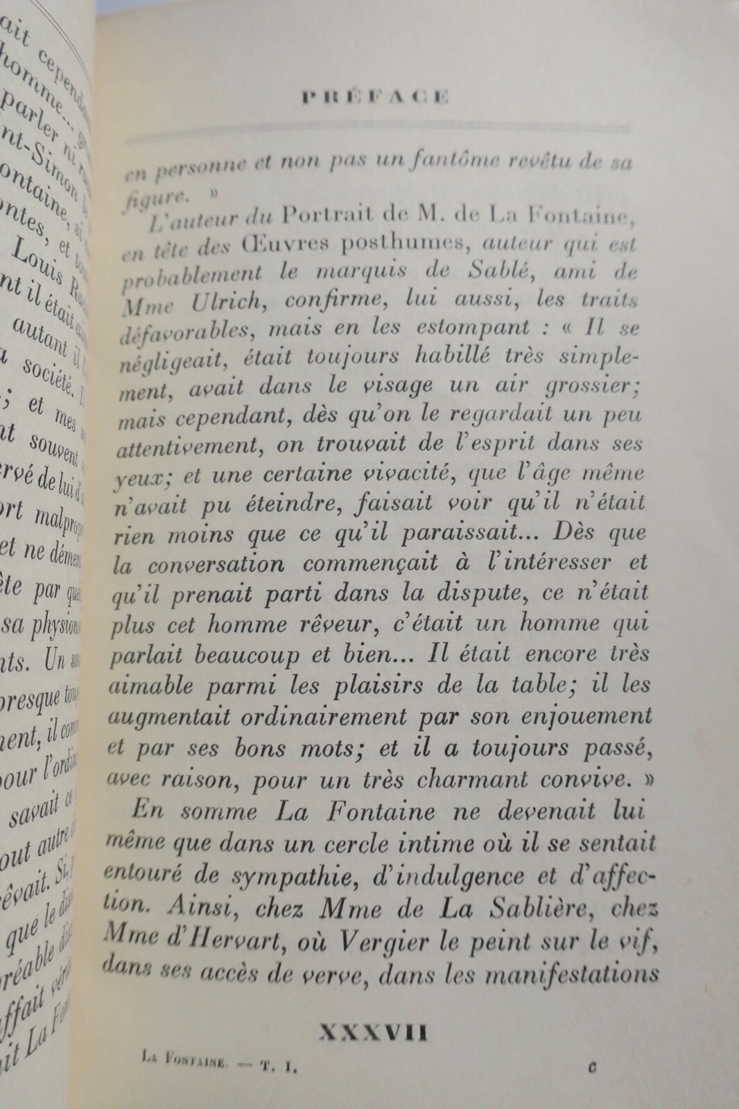 LA FONTAINE. Fabeln Plon 1930