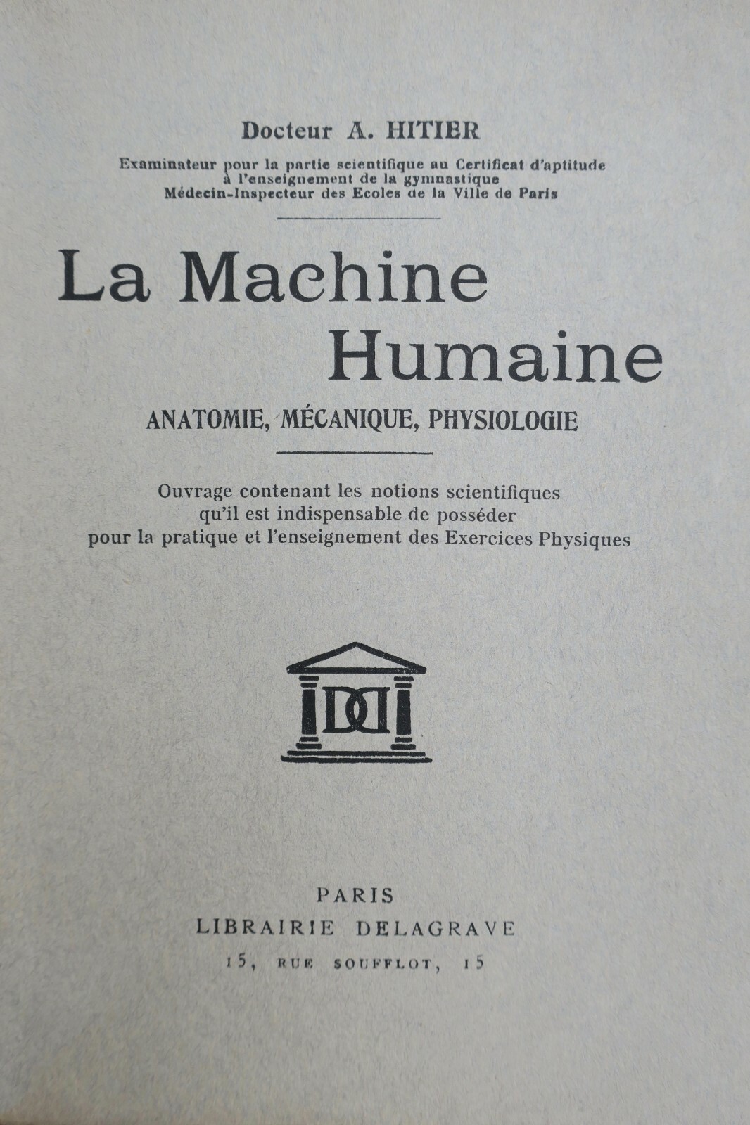 Menschliche Maschine – Mechanische Anatomie & Physiologie