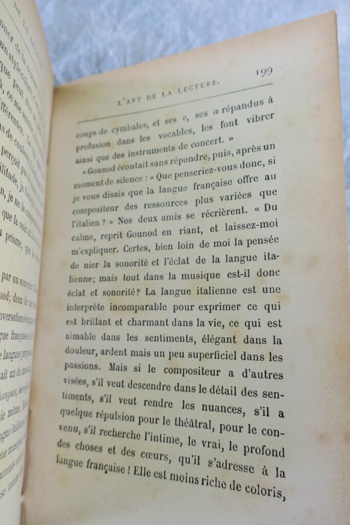 LEGOUVE Ernest L&rsquo;art de la lecture