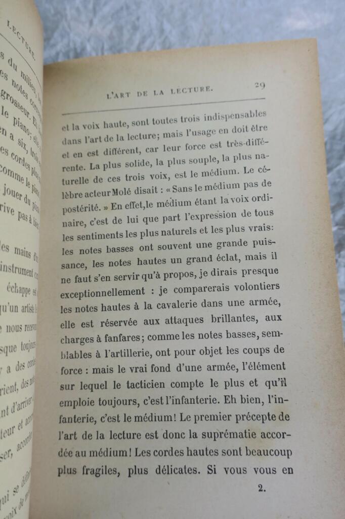 LEGOUVE Ernest L&rsquo;art de la lecture