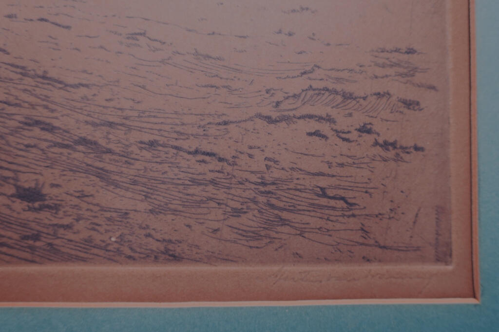 Martin van Waning EAU-FORTE 39 x 29 cm.
