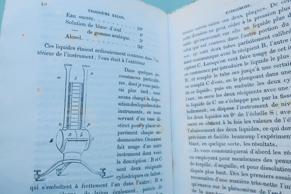 马泰乌奇《生物体物理现象讲义》1847年