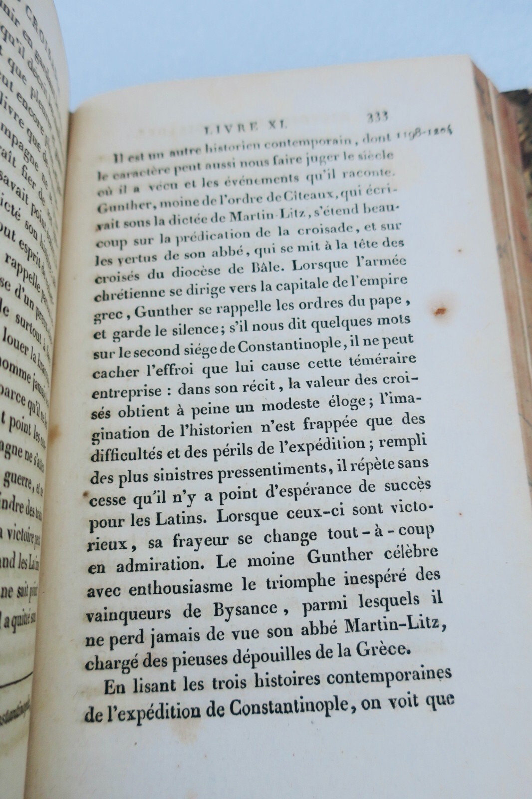 米肖《十字軍戰史》1817年法國憲兵版