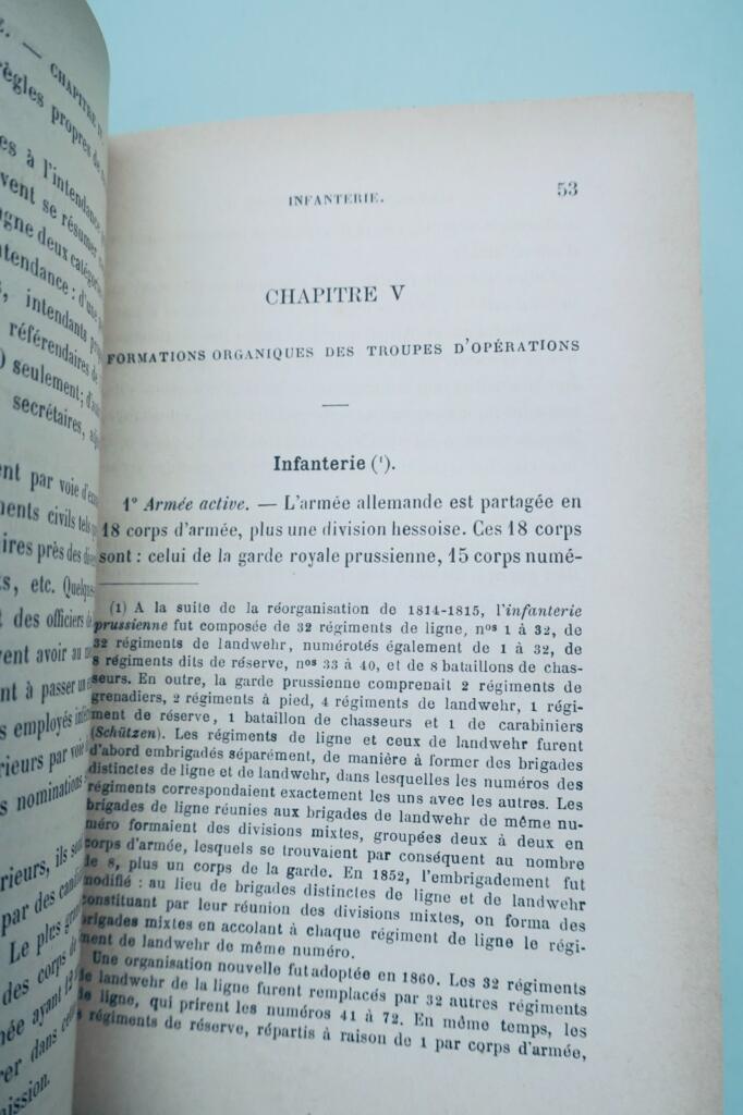 militaria L’état militaire des principales puissances étrangères 1886
