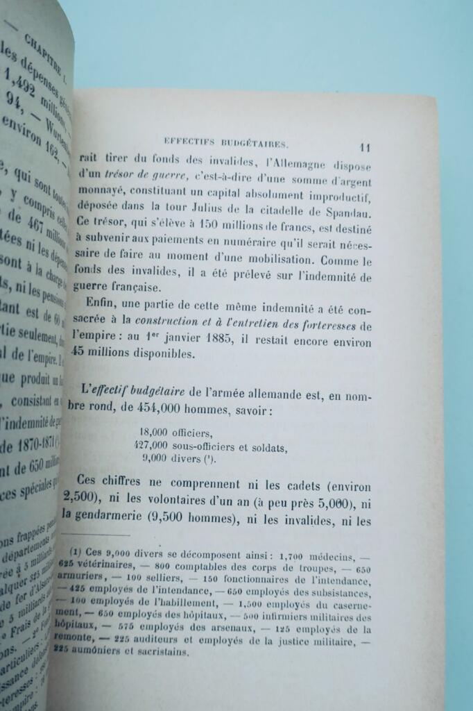 militaria L’état militaire des principales puissances étrangères 1886