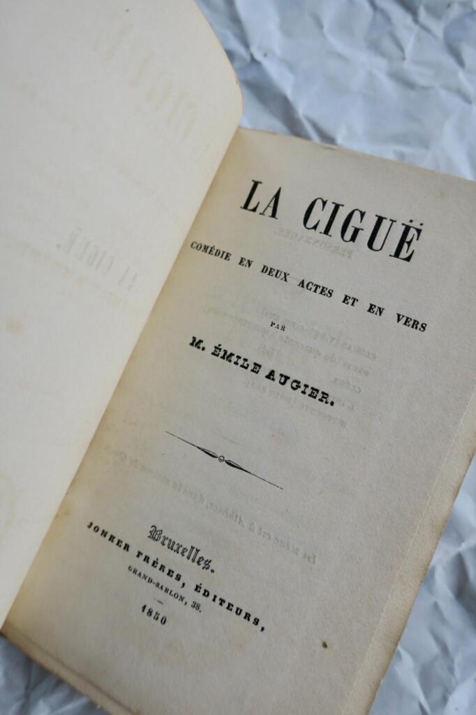 Augier’s 1850 Ciguë miniature book
